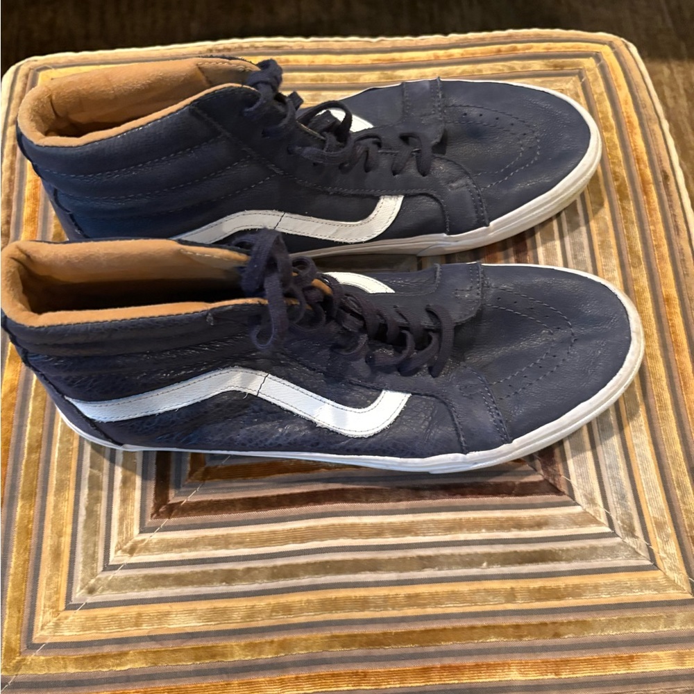 Vans Men's Navy High-Top Sneakers